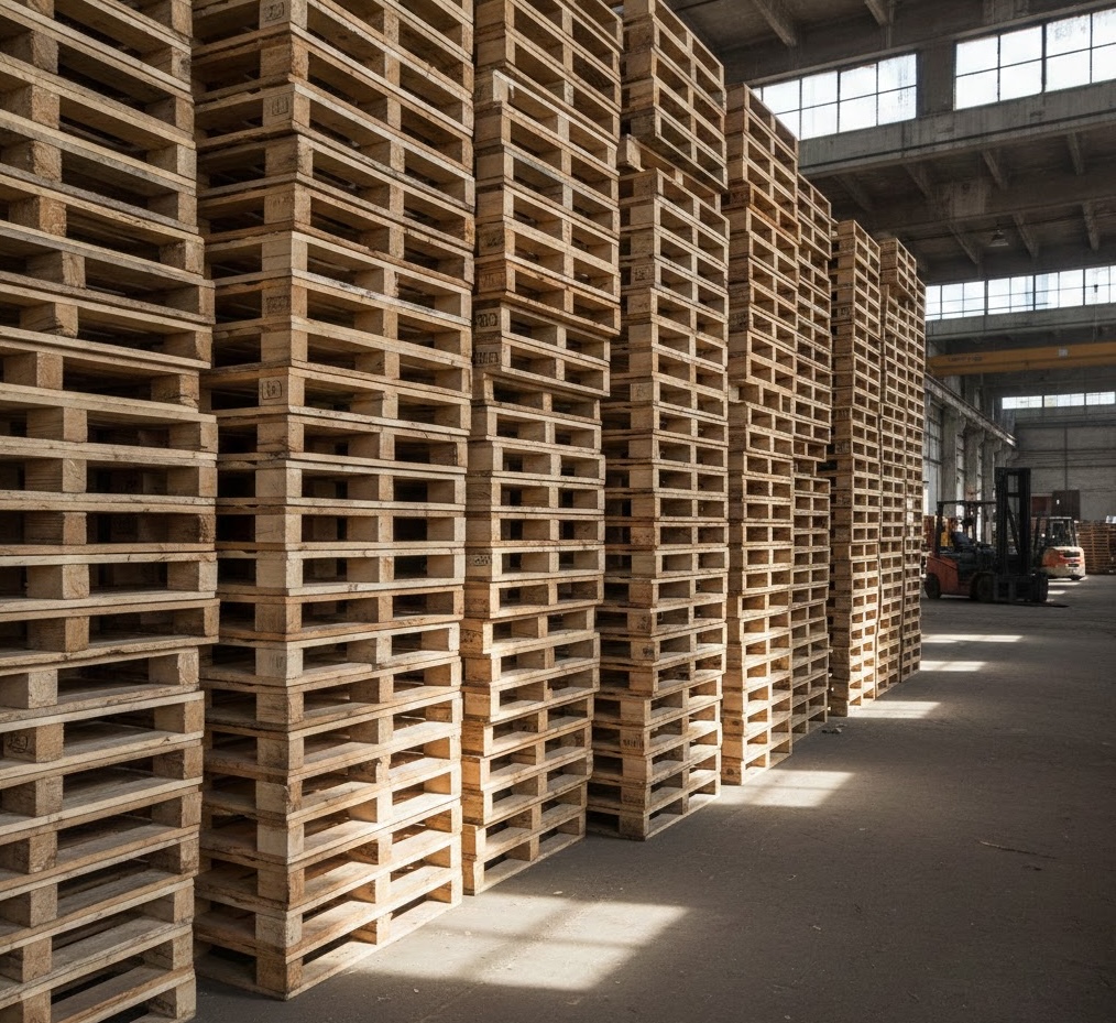 Our pallet warehouse facility